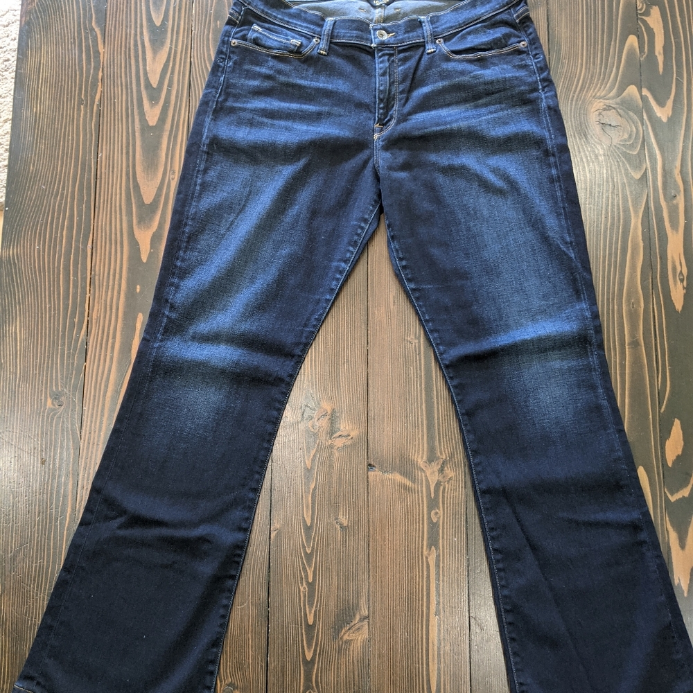 Lucky Brand Sofia Boot Cut Jeans Size 16/33 Dark Wash